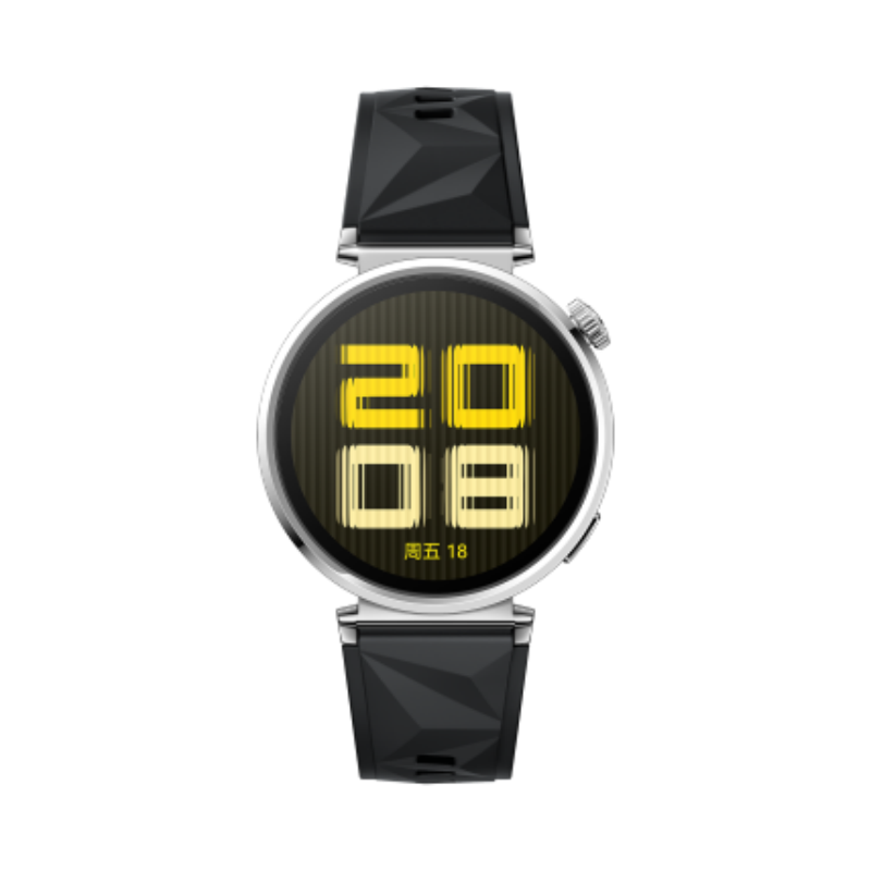 华为(HUAWEI) WATCH GT 5黑色氟橡胶表带 41mm 魅影黑高清大图