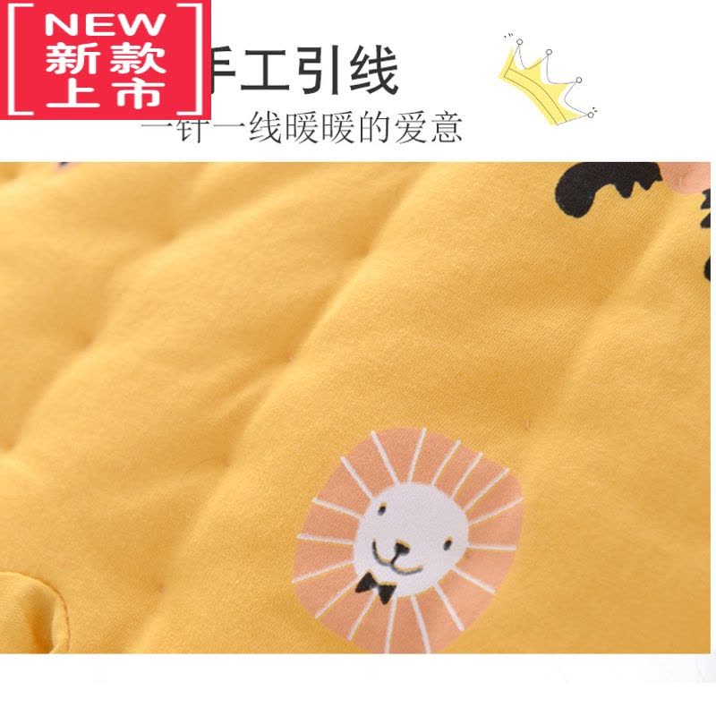 可莉允宝宝手工花包脚连体棉衣冬款婴儿童连身棉服新生儿保暖外出衣图片