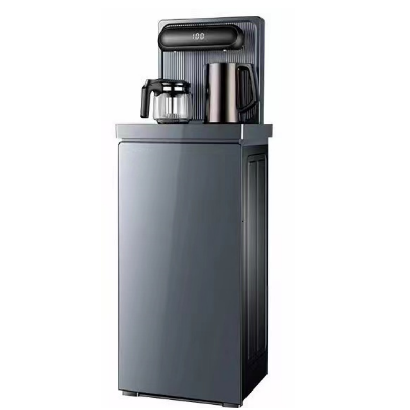 长虹全自动智能茶吧机普通款208温热款灰色 大显示屏  加高机身 背板