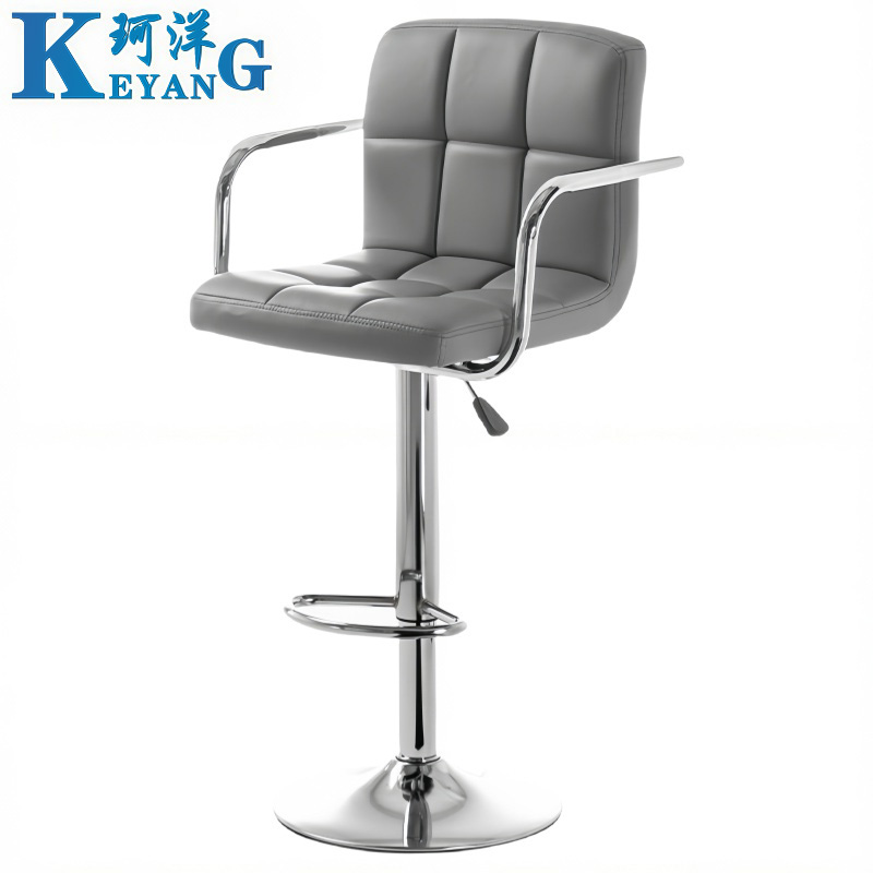 珂洋 吧台椅 高款(灰色) 把高清大图