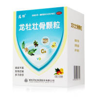 龙牡壮骨颗粒60袋无蔗糖 强筋壮骨和胃健脾治疗和预防小儿佝偻病软骨病多汗夜惊食欲不振发育迟缓消化不良