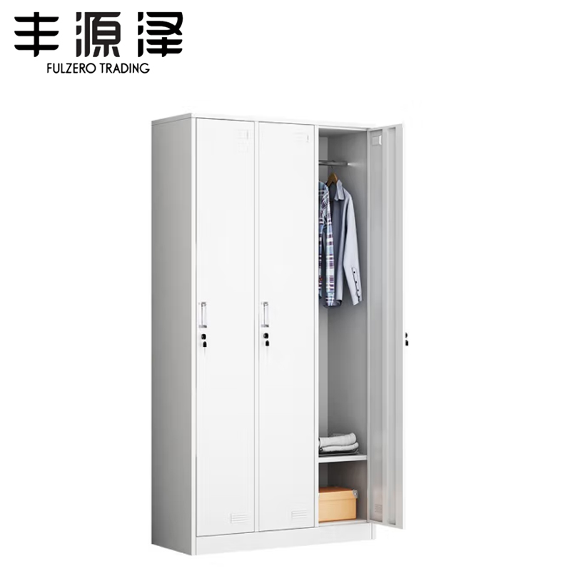 丰源泽FULZERO TRADING 三门更衣柜 1800*850*390mm 组高清大图
