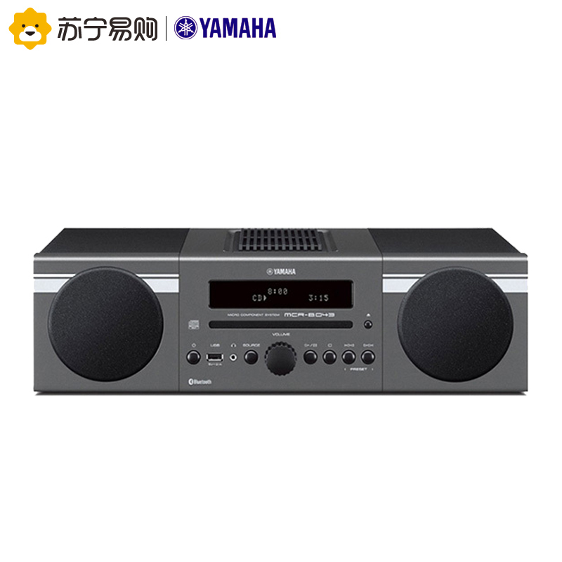 雅马哈(Yamaha)音响 音箱 CD机 USB 播放机 迷你音响 组合音响 蓝牙音响 定时闹钟MCR-B043