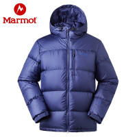 Marmot/土拨鼠秋冬700蓬拒水鹅绒男士羽绒服 防风保暖防泼水面包款羽绒服