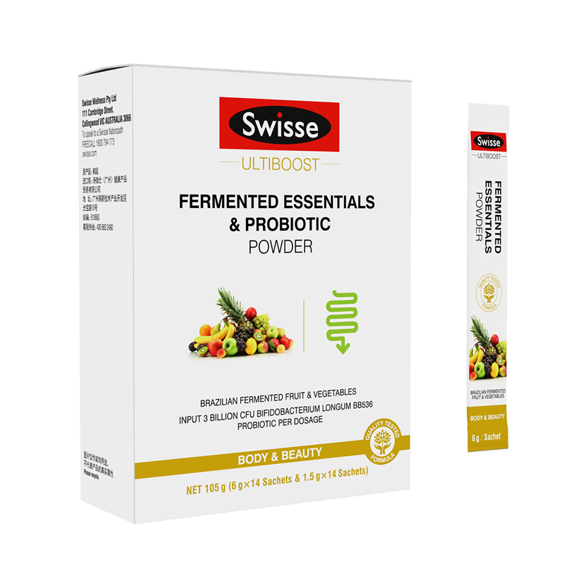 swisse斯维诗酵素益生菌固体饮料大人调节胃部不适粉