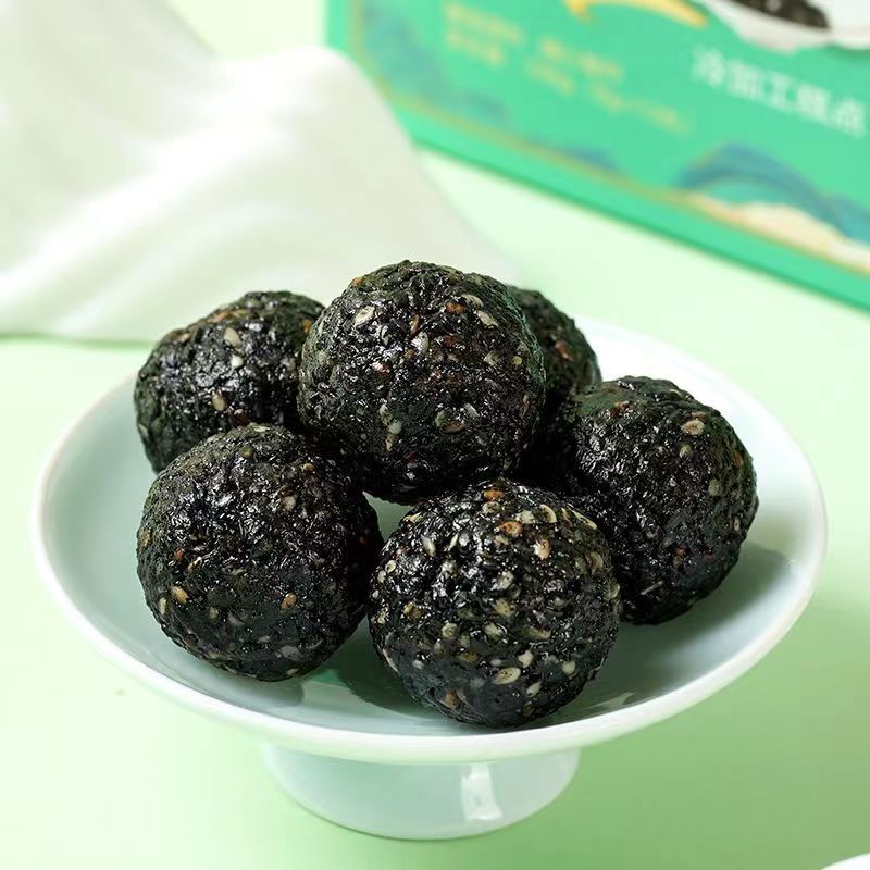 初仁堂黑芝麻丸芝麻球手工正品芝麻丸子健康蜂蜜休闲零食品