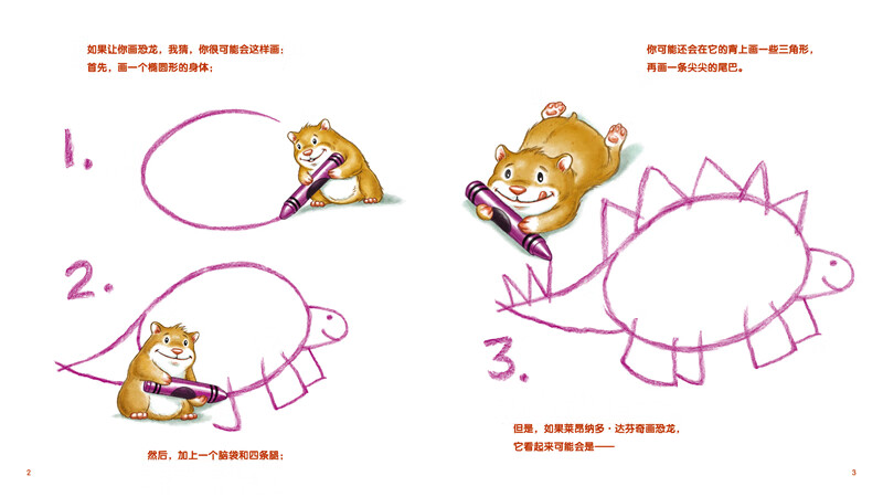 如果达芬奇画恐龙(全3册)高清大图