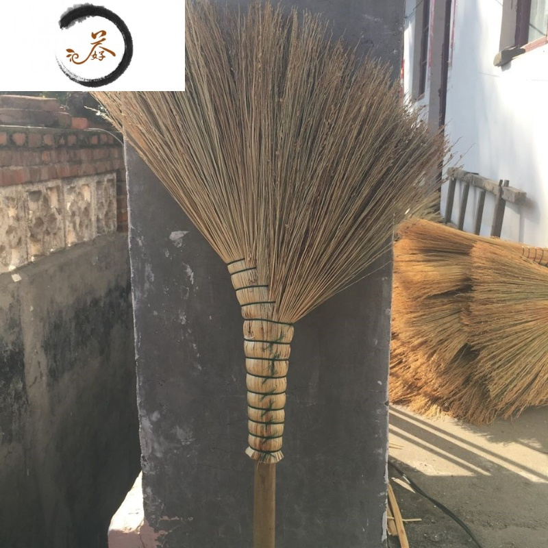 HAOYANGDAO扫帚 家用 扫帚农村金丝高粱苗手工制作老式扫把室内清洁苕帚不沾