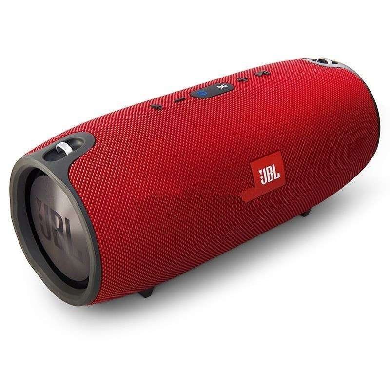 JBL Xtreme 音乐战鼓音箱 高品质立体声 双外部加强低音 防溅支持多点连接 蓝牙户外音响 (红色)
