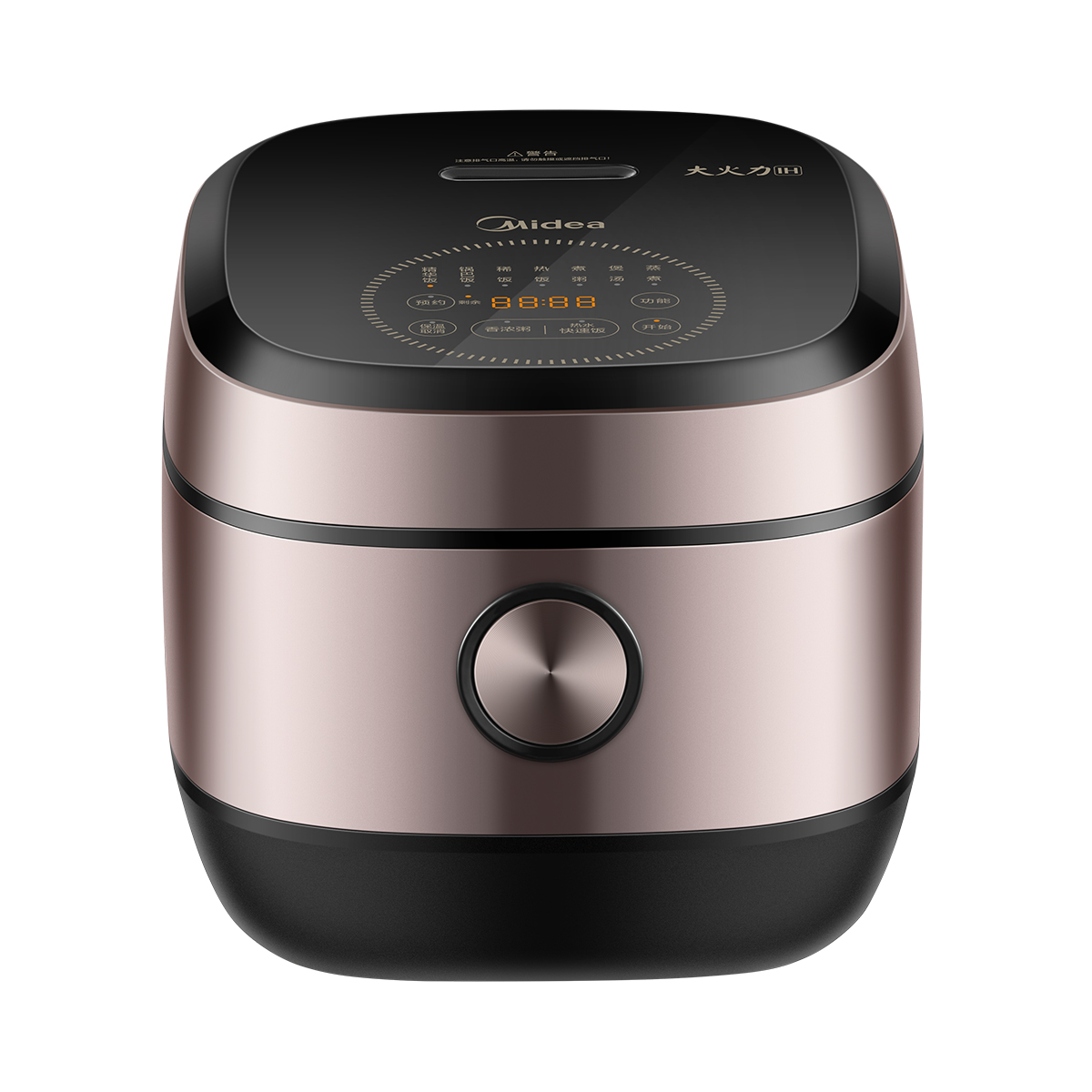 美的(Midea)电饭煲家用IH电磁加热智能电饭锅1300W多功能微压不粘锅内胆 MB-FB50P501