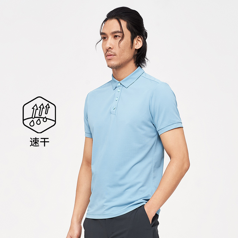 凯乐石polo衫男士商务休闲短袖修身速干运动t恤夏季户外