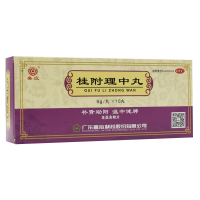 嘉应 桂附理中丸 9g*10丸/盒 补肾助阳 温中健脾 健脾益肾 用于肾阳衰弱 脾胃虚寒 脘腹冷痛 呕吐泄泻 四肢厥冷