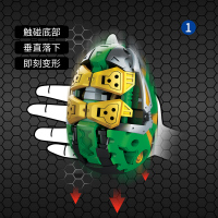易腾咖宝蛋神霸王龙提拉轰爆裂恐龙变形蛋儿童男孩玩具苏达轰HCK-008G