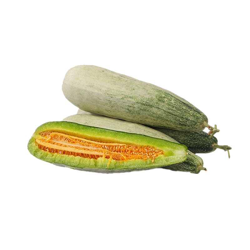 鲜贝达 山东头茬羊角蜜甜瓜 香瓜 新鲜水果生鲜 羊角蜜3斤装高清大图