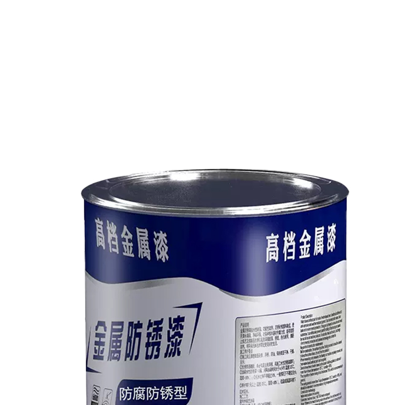 防锈漆银粉漆 金属铁门栏杆钢结构刷铁磁漆锅炉烟囱耐高温银色油漆 水性闪亮净味银粉 2.2KG