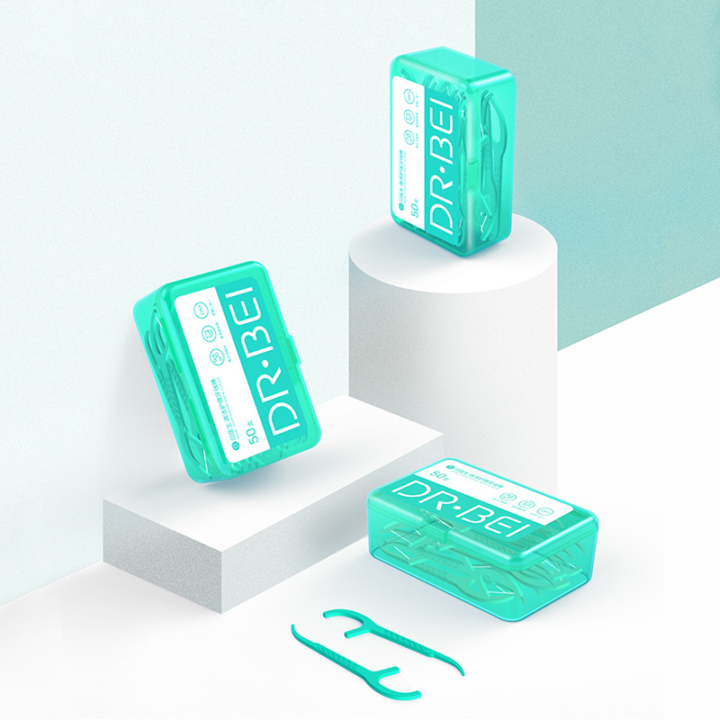 贝医生清洁护理牙线棒 50支*3盒装 DR.BEI FS50高清大图