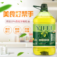 逸飞 添加10%初榨橄榄食用调和油5L食用油