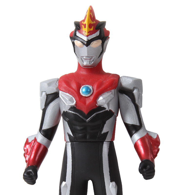 罗布奥特曼怪兽小软胶人偶 捷德奥特曼 男孩玩具 布鲁奥特曼烈火形态