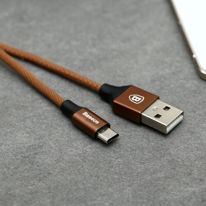 倍思(Baseus)安卓数据线 MICRO USB 2. 0快充适用 华为 三星 小米 OPPO 魅族等 1.5m