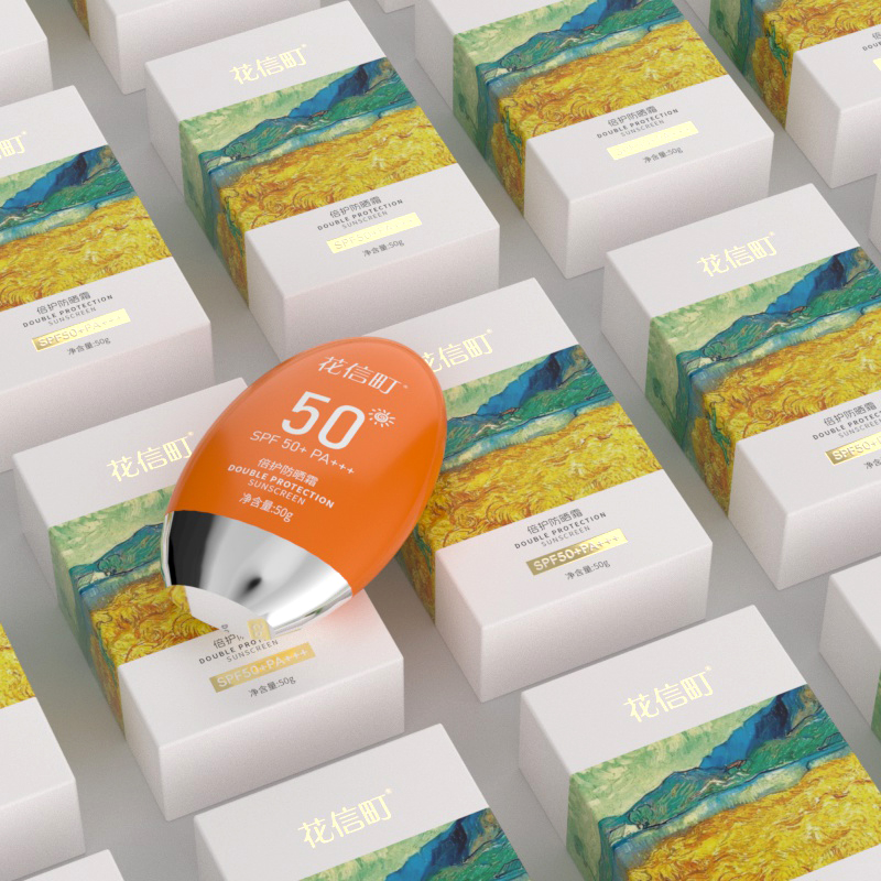 花信町倍护防晒霜SPF50+PA+++50g高清大图