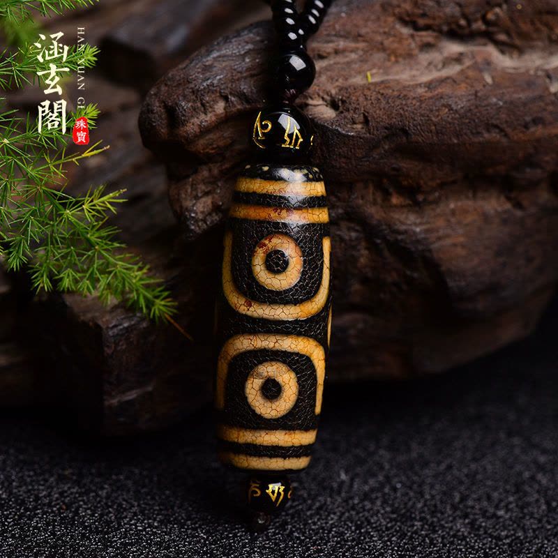 ❁❀✿✾ 火供九眼天珠 置物 赤❁❀✿✾ 金剛蓮花三眼天珠 | チベット天珠専門店 awjp