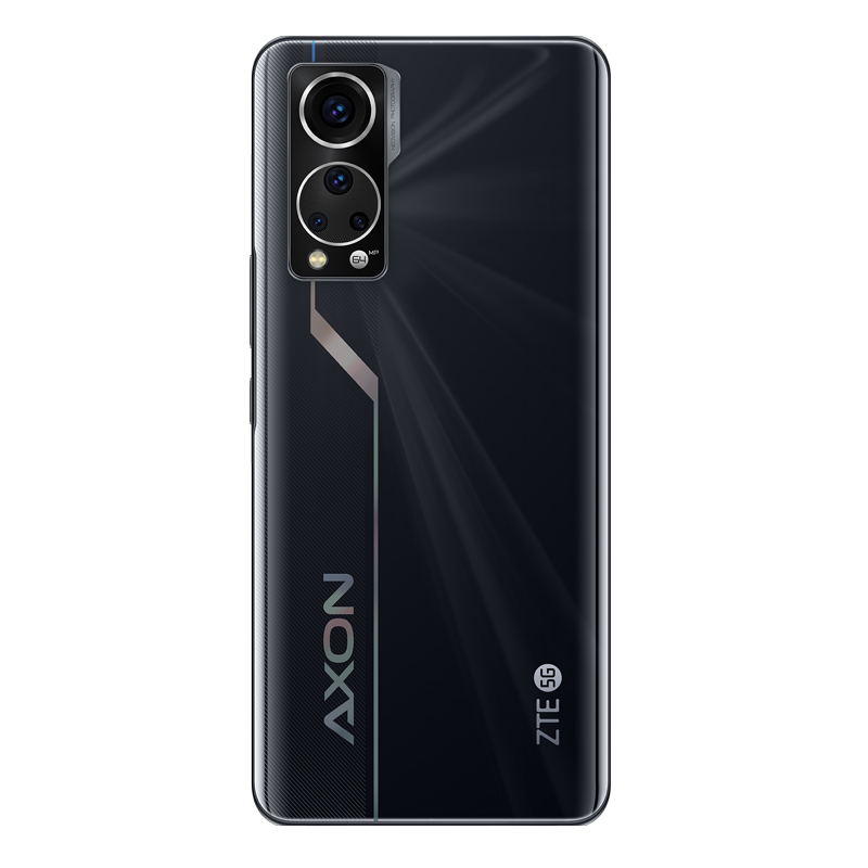 中兴Axon 30全新一代屏下摄像手机 AMOLED 120HZ屏 骁龙870 55W快充 8GB+128GB 黑曜