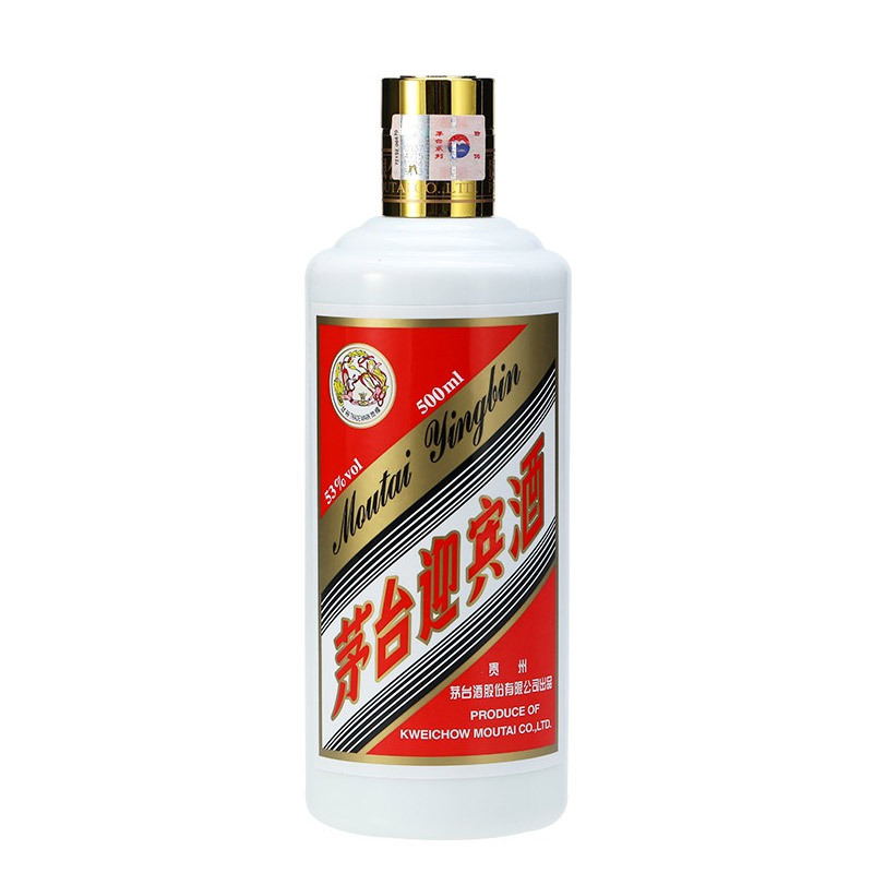 茅台飞天迎宾酒 53度酱香型白酒 500ml 单瓶装