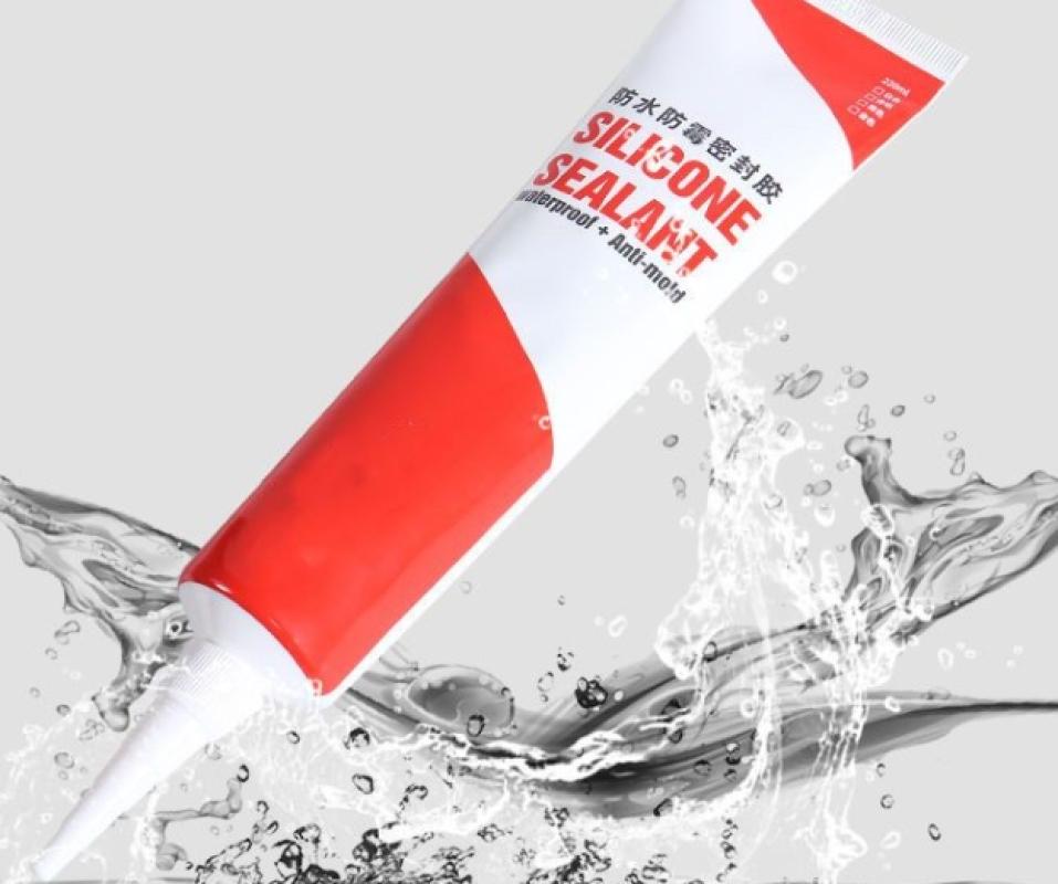 家用玻璃胶密封胶防水防霉白色透明厨房水槽卫生间马桶门窗封边胶-密封胶;【8支】高清大图