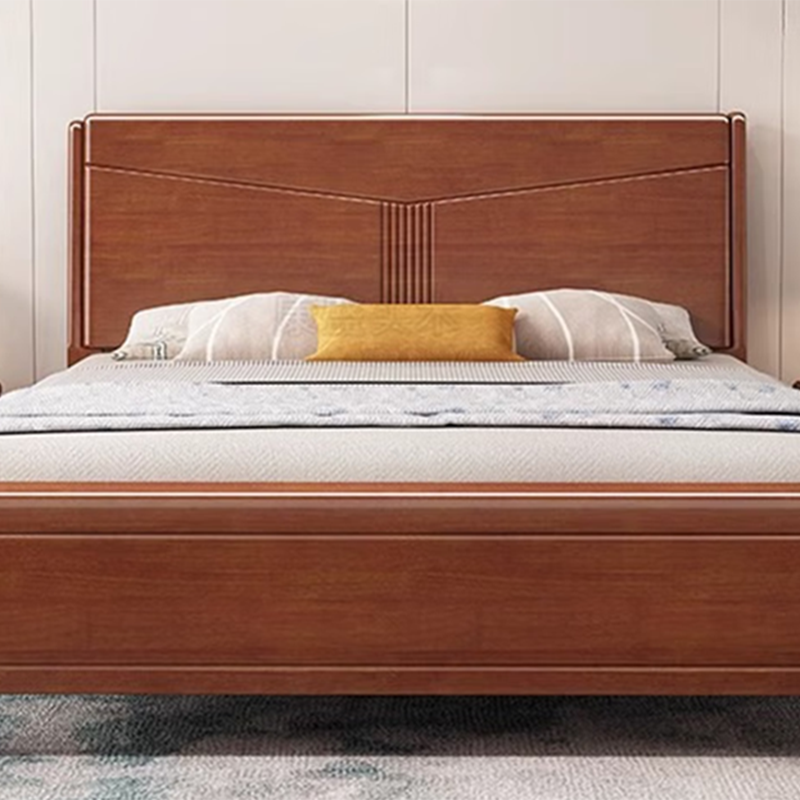 鑫金虎实木单人床K4 2000*1200*450mm高清大图