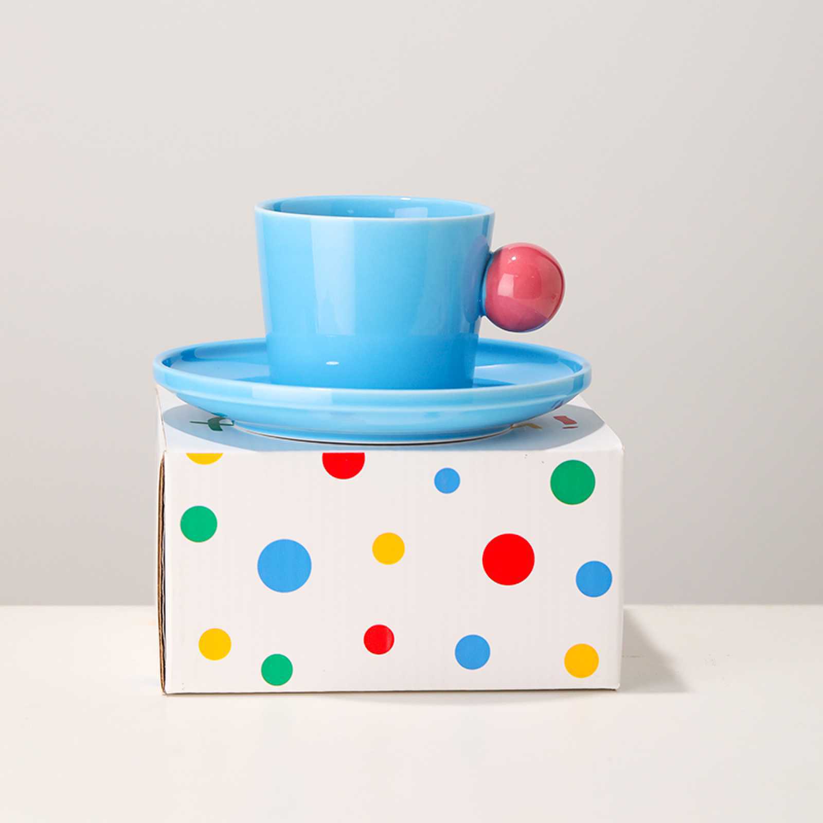 梵澜狸陶瓷咖啡杯碟礼盒套装TA65 套高清大图