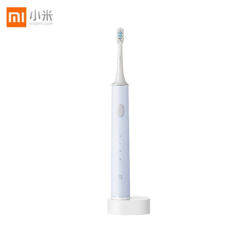 小米米家声波电动牙刷T500家用智能防水充电式学生党男女生情侣(蓝色) 新品升级 智能护齿 个性定制洁齿方案