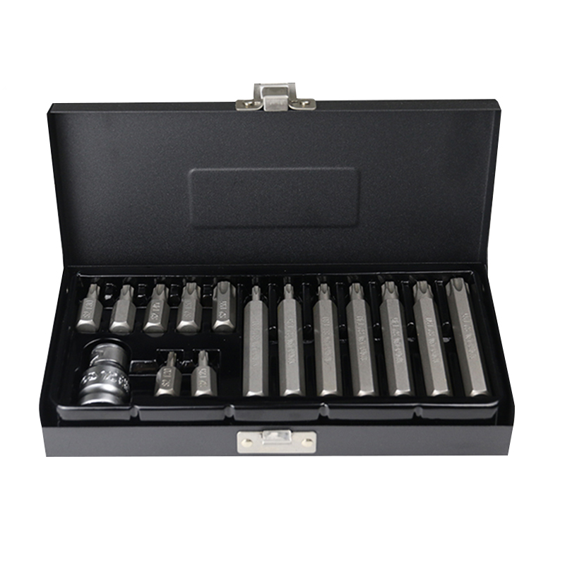 易尔拓YATO旋具头组套10mm3/8英寸S2六角柄批头套装十二角11件套 YT-0415高清大图