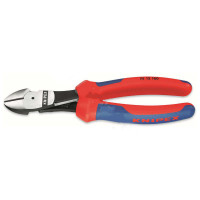 凯尼派克 KNIPEX 74 12 160160mm省力型斜口钳(双色双重材料手柄,抛光头部)