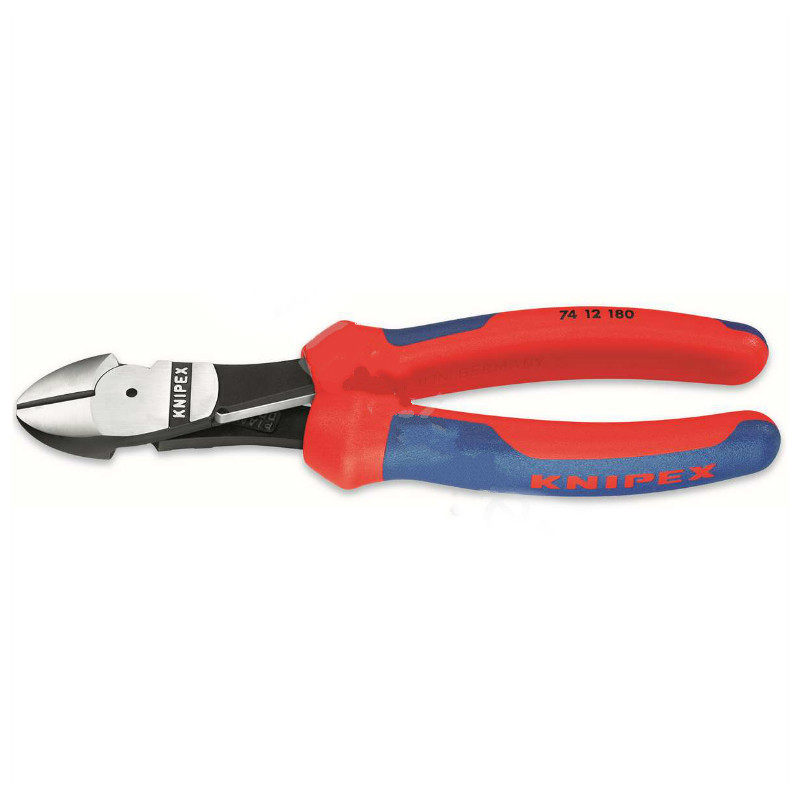 凯尼派克 KNIPEX 74 12 160160mm省力型斜口钳(双色双重材料手柄,抛光头部)