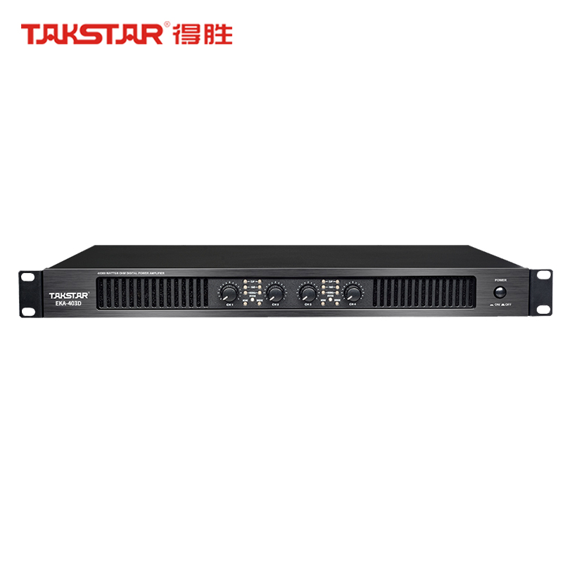 得胜 EKA-403D 专业四通道数字功率放大器 专业纯后级数字功放 舞台演出会议工程安装专用