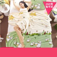 珊瑚绒毯子夏季双单人薄法兰绒毛毯被子办公室空午睡毯毛巾床单时尚创意舒适百搭家纺床上用品毯子毛毯盖毯沙毯