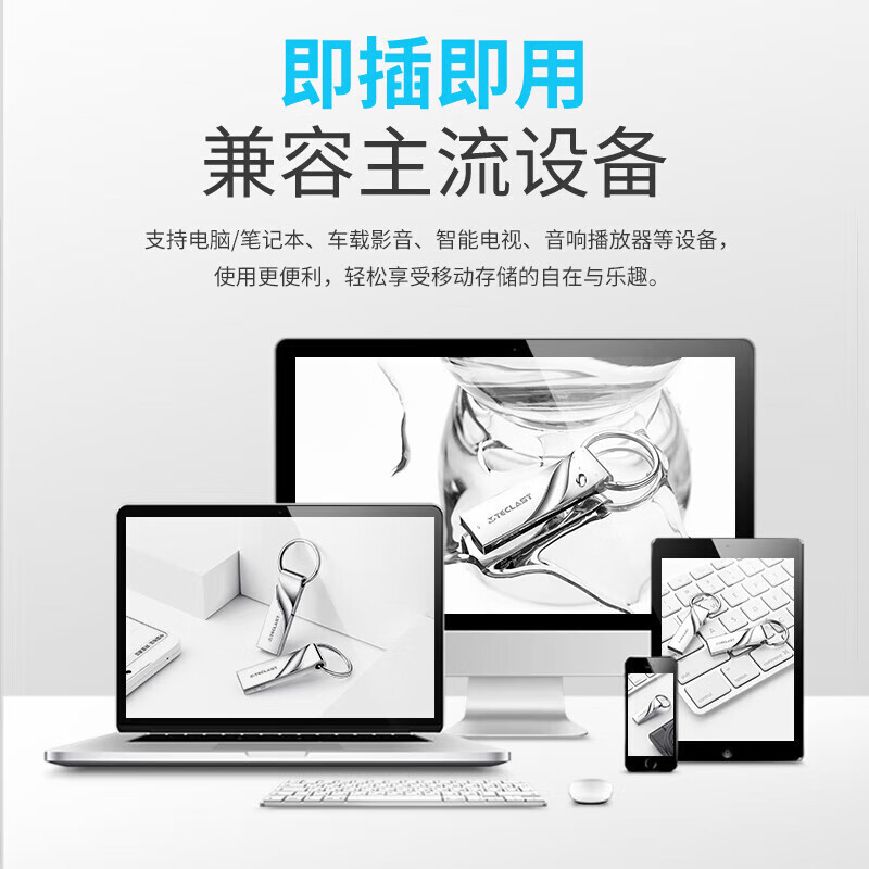TECLAST台电 U盘 32GB USB2.0 招标投标 迷你U盘 防水金属车载优盘高清大图