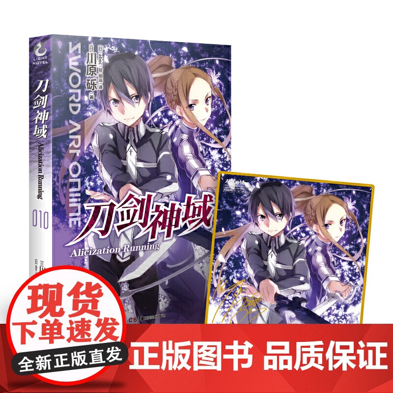 刀剑神域10.Alicization Running 川原砾 湖南美术出版社 正版书籍高清大图