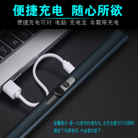 家用纳丽雅电子点火棒煤气灶打火机长手柄脉冲充电点火厨房充电电弧土豪金(18.2cm)