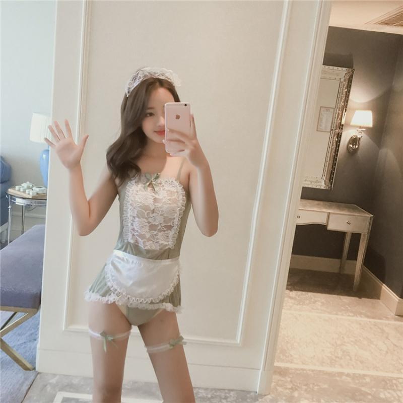 情趣内衣真人护士超性感睡衣女佣制服诱惑套装女仆围裙开档小胸sm