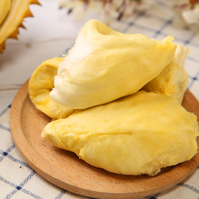 泰国进口金枕头榴莲单果或两个总重35千克以上新鲜水果