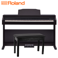 罗兰自营(Roland)电钢琴RP30 智能88键重锤电子钢琴 专业初学者家用立式数码钢琴 琴头+木质琴架+全套礼包