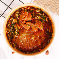 食族人麻辣爆肚粉150g*6正品非油炸粉丝方便速食泡面正宗网红