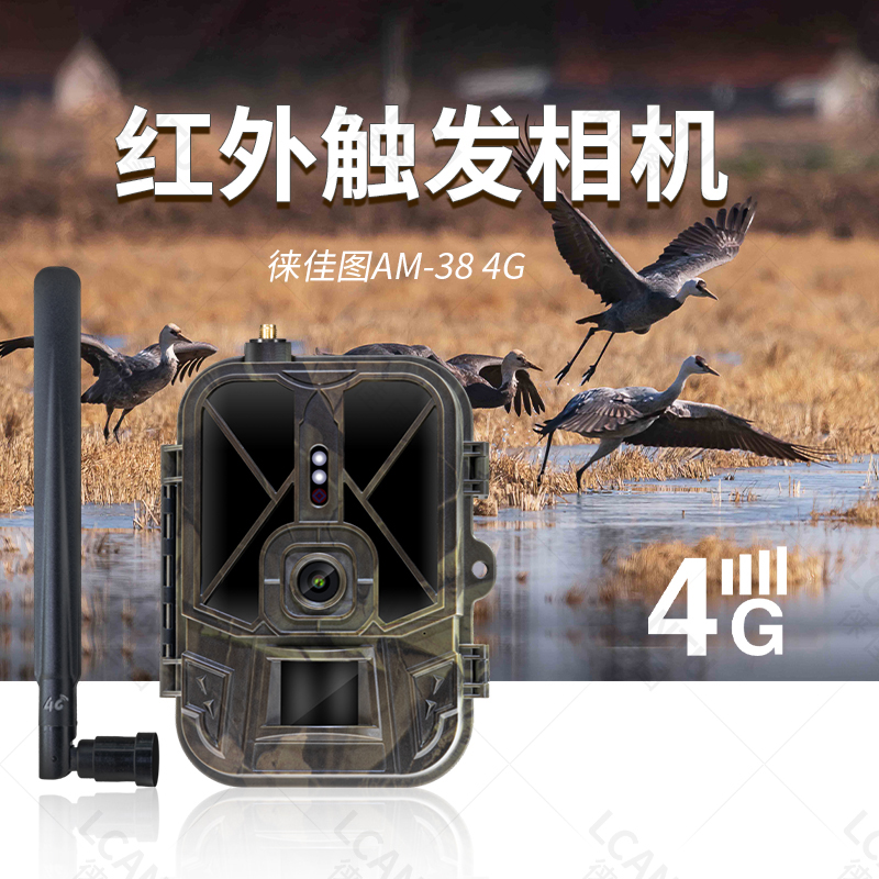 Lcantu徕佳图AM-38 4G 带GPS定位红外监控相机 自然保护区监控相机高清大图
