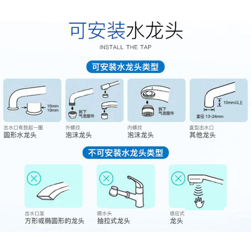 日本三菱 可菱水(CLEANSUI)龙头净水器CB073台上式厨房家用净水龙头过滤器直饮机液晶显示日本原装进口