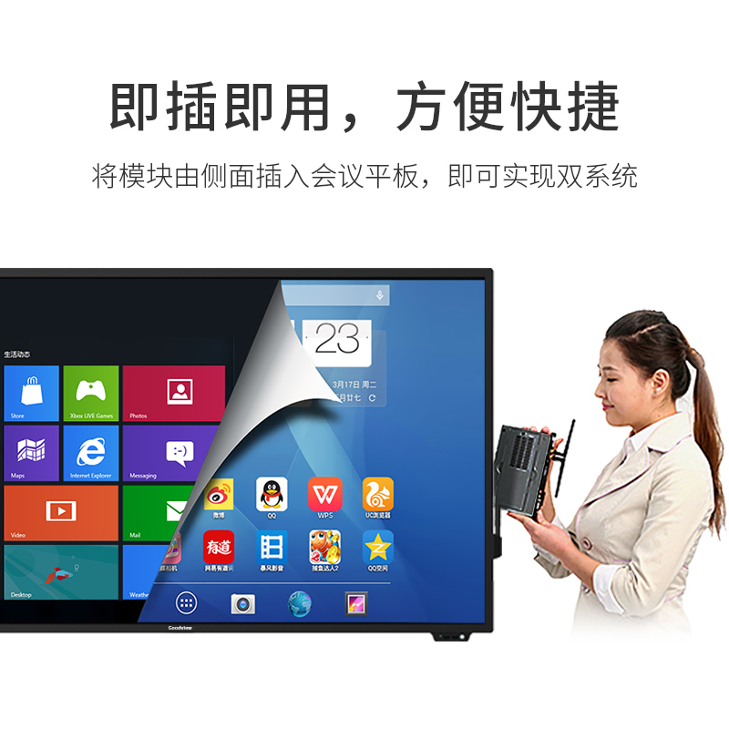 仙视(Goodview) OPS 会议平板主机配件 I5处理器/8GB内存/256G固态硬盘