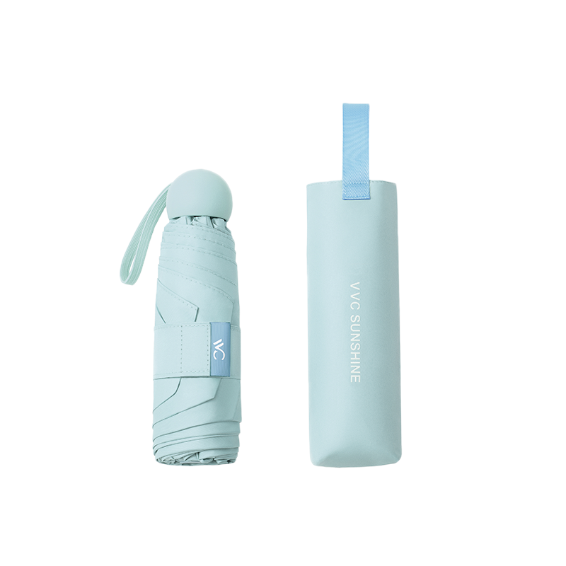 VVC果冻口袋五折伞VGY4S507海盐蓝