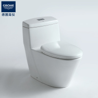 德国-高仪(GROHE) 进口马桶 卫生间静音缓降盖板坐便器4/6升双漩虹吸式防臭马桶