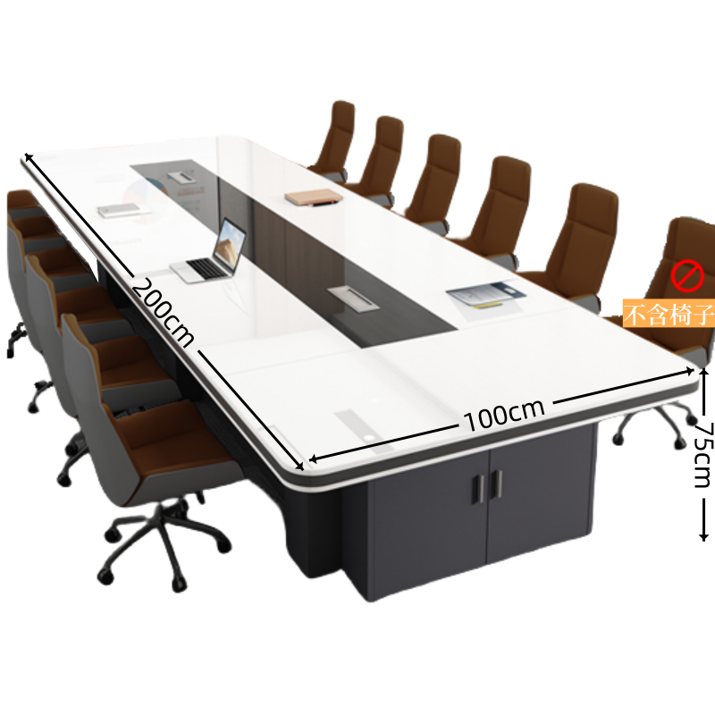 豫龙都会议桌2米张高清大图