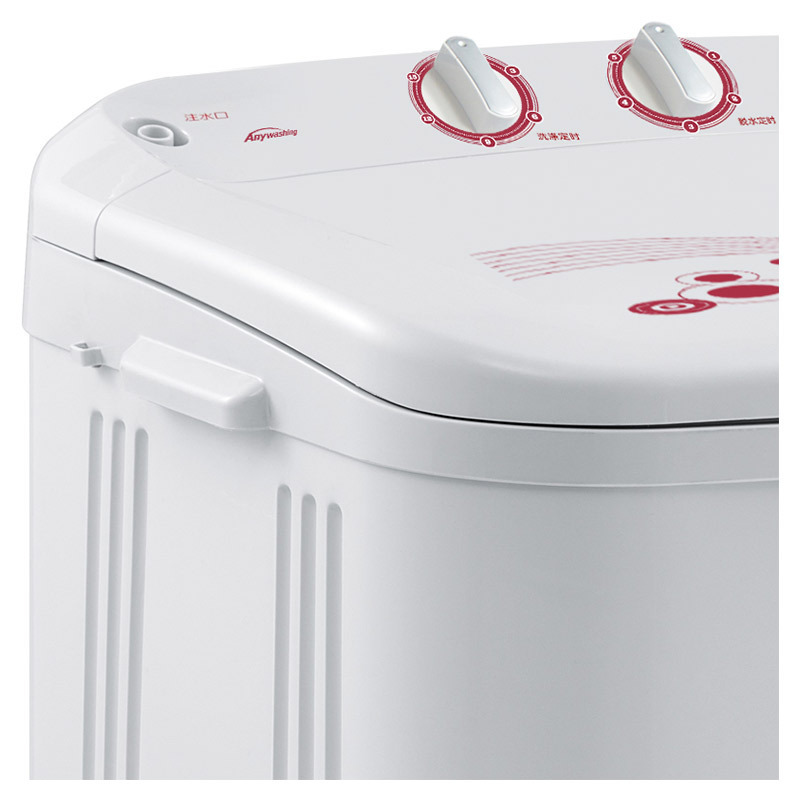 美的(Midea) 8公斤双桶双缸半自动洗衣机 半自动大容量双缸洗衣机MP80-DS805